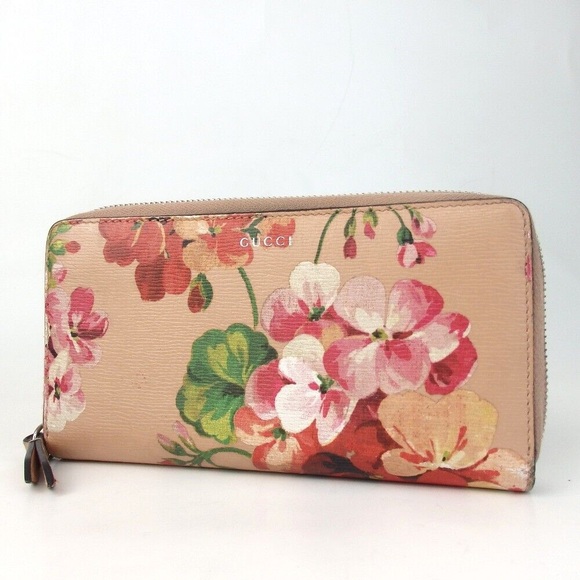 Gucci Floral Tan Wallet - Picture 1 of 12